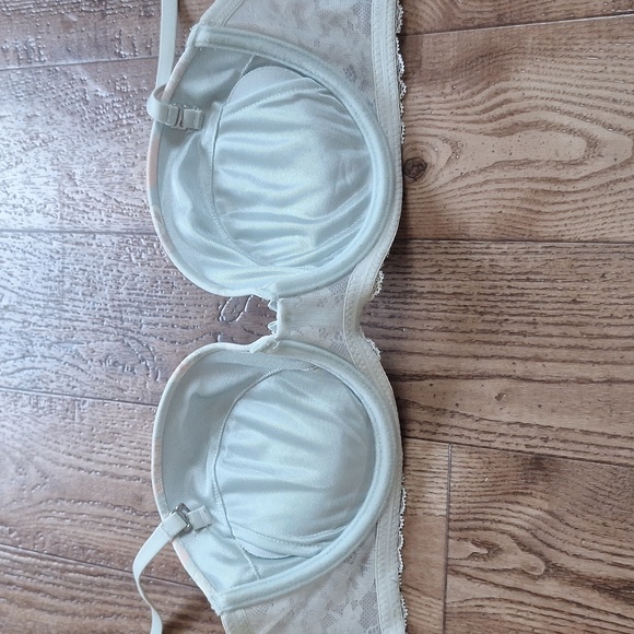 Soft Blue Floral Bra - Picture 3 of 6